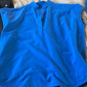 Vibrant Blue Sleeveless Top and jogger uniform